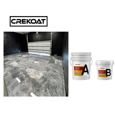 Auto che livella pavimento a resina epossidica metallico nero che ricopre per ceramico