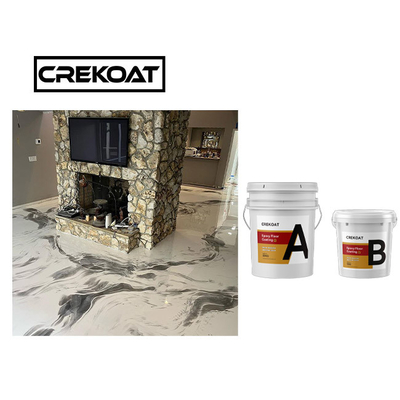 Il controsoffitto a resina epossidica metallico durevole del rivestimento del pavimento impermeabilizza resistente UV