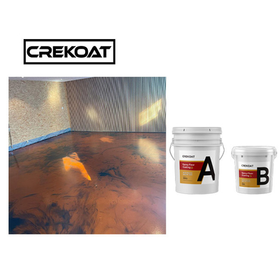 Il controsoffitto a resina epossidica metallico durevole del rivestimento del pavimento impermeabilizza resistente UV