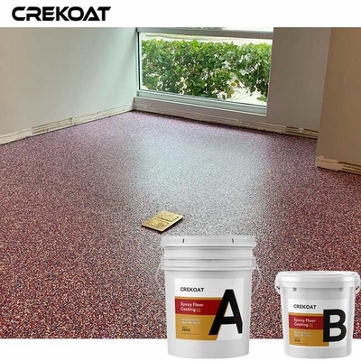 I fiocchi del vinile impermeabilizzano il rivestimento del pavimento dell'epossiresina con la lucentezza Matte Urethane Topcoat