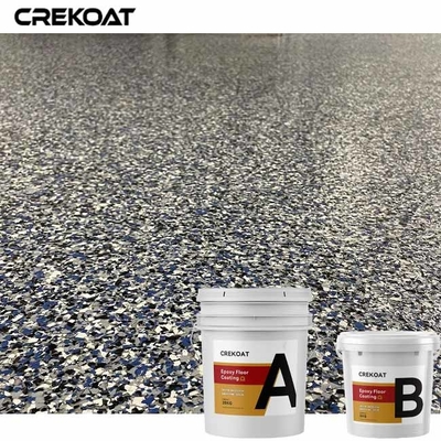 I fiocchi del vinile impermeabilizzano il rivestimento del pavimento dell'epossiresina con la lucentezza Matte Urethane Topcoat