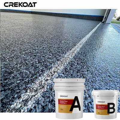 Vinile Chips Flake Clear Resin Floor che ricopre di quarzo a resina epossidica metallico