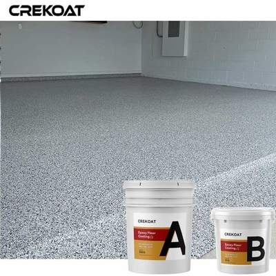 Vinile Chips Flake Clear Resin Floor che ricopre di quarzo a resina epossidica metallico