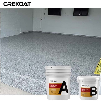 Multi rivestimento del pavimento del fiocco dell'epossidico di colore con la chiara epossiresina a base d'acqua