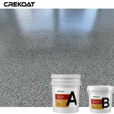 Multi rivestimento del pavimento del fiocco dell'epossidico di colore con la chiara epossiresina a base d'acqua