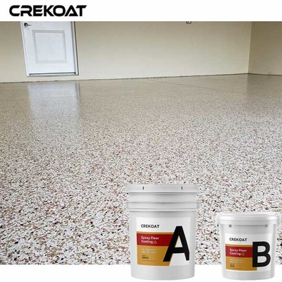 Rivestimento trasparente del pavimento dell'epossiresina del soprabito trasmesso per radio con Chip Flakes