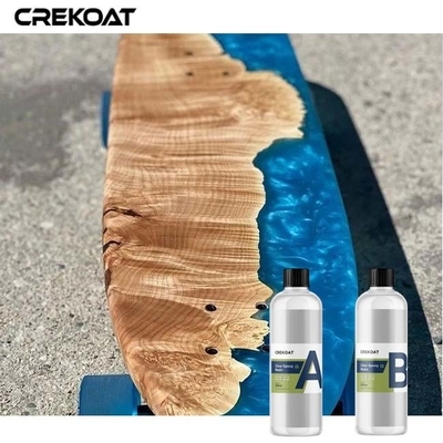 Chiaro ripiano del tavolo di Kit Marine Grade Epoxy Resin For della resina da colata da 1 gallone