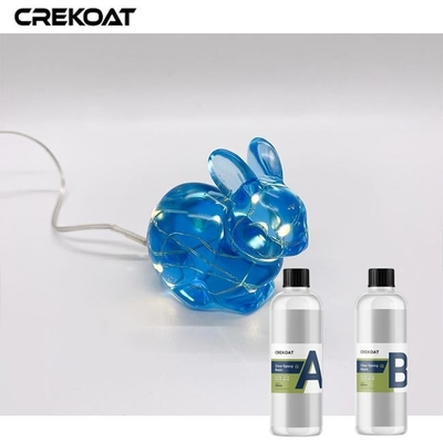 SGS Varnish Over Deep Cast Clear Epoxy Composed Of Epoxy Hardener Components (Laccatura SGS su Epoxi trasparente fonduto composto da componenti indurenti epoxi)
