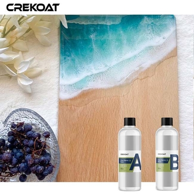 Trattamento veloce di grande viscosità di Crystal Clear Epoxy Resin Topcoat per i mestieri