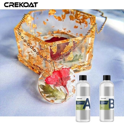 Crystal Clear Epoxy Resin For anti BPA d'ingiallimento ricoprente fondente liberamente