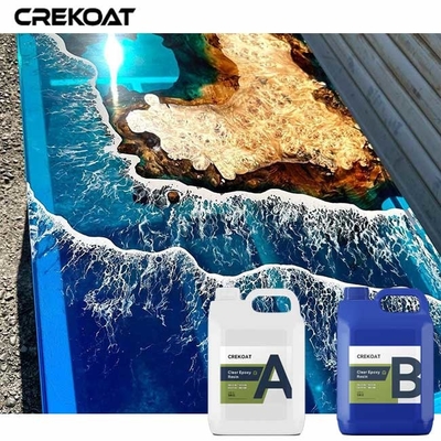 4 pollici in profondità versano l'epossiresina che il fiume resistente UV presenta la resina
