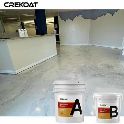 Slittamento di marmo ricoprente di sguardo del pavimento a resina epossidica metallico solido del garage di 100% non