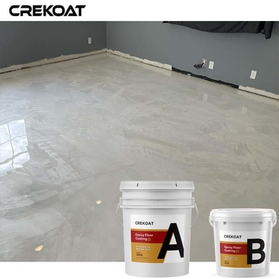 Lustro bianco ricoprente del marmo dei prodotti di effetto del pavimento a resina epossidica metallico residenziale
