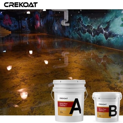 Lava Brown Metallic Epoxy Floor che ricopre trasparente senza cuciture
