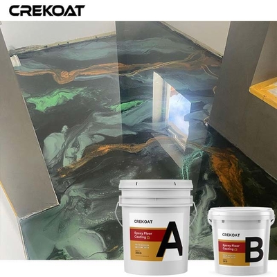 Odore basso dilivellamento ricoprente di Mica Pearl Metallic Epoxy Floor