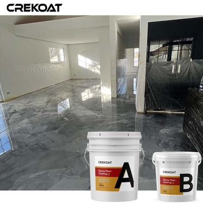 Rivestimento a resina epossidica metallico del pavimento della migliore soluzione per la zona industriale del deposito del garage