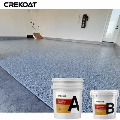 Variazioni di texture lisce Rivestimento di pavimenti in fiocco epossidico resistente all'umidità per diverse superfici