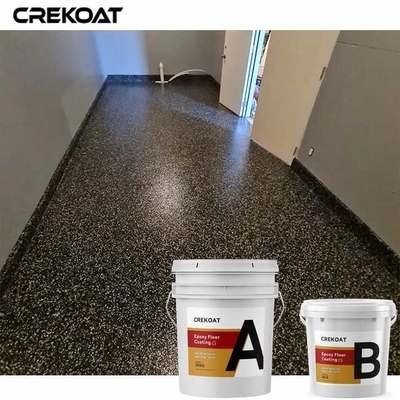 Le aree commerciali dipingono Chip Epoxy Floor Coating With che mescola i fiocchi decorativi