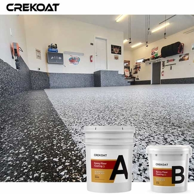 I garage proteggono il rivestimento con resina epossidrica del pavimento del fiocco composto di epossiresina colorata