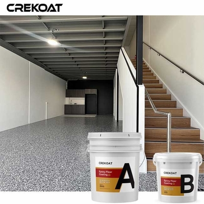 Flakes decorativi Pavimento epossidico Superiore trasparente per spazi commerciali