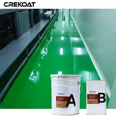 Pintura per pavimenti industriali a basso tenore di VOC proprietà antimicrobiche per l'assistenza sanitaria