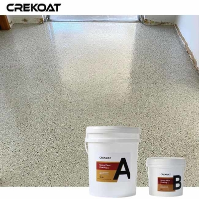 Basso odore Polyaspartic Floor Flake Gloss Ritenzione Mantenere finitura lucida nel tempo