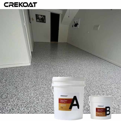 Rivestimento di calcestruzzo epoxi poliaspartico con fiocchi decorativi di quarzo per un aspetto unico