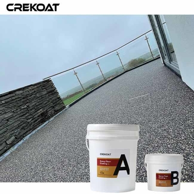 Rivestimento per pavimenti e pareti a base di epossidi a base d'acqua