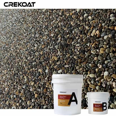 Resina Epoxidica ad alto lucido lavata Pietra di Pebble Epoxidica antiscivolo per la sicurezza