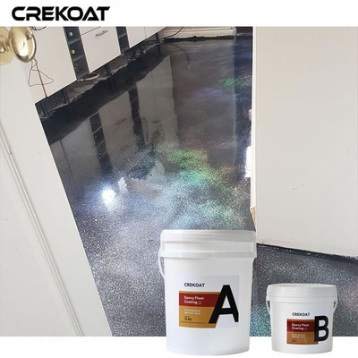 Metallico per il rivestimento di pavimenti epossidici per l'ambiente Tempo di curatura veloce per un'installazione più rapida