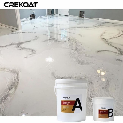 Finitura liscia e senza cuciture Rivestimento metallico per pavimenti epossidici Creare un effetto marmorizzato unico