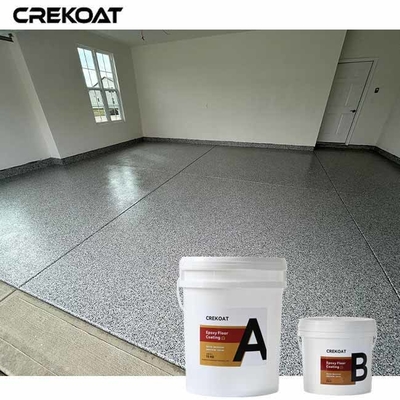 Vernice da garage con fiocchi di resina epossidica e rivestimenti poliasparticoli