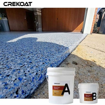 Proprietà anti-corrosive Pavimento epossidico a fiocco blu per l'industria