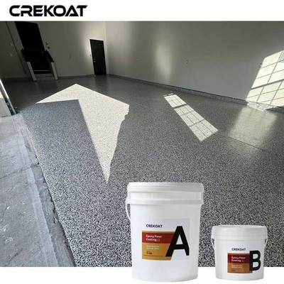 Unico aspetto Flake System Epoxi può essere personalizzato con effetti di luccica metallici