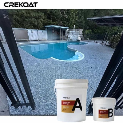 Trasparenza Poliurea Polyaspartico Rivestimento del pavimento Resistenza all' ingiallimento