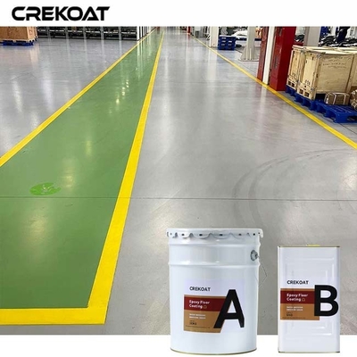 Rivestimento per pavimenti epossidici UV-stabile su calcestruzzo resistente all' ingiallimento e alla degradazione da luce solare