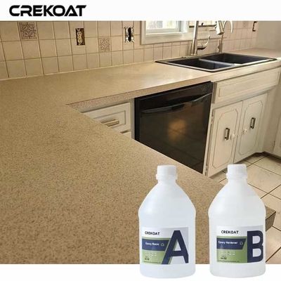 Epoxide trasparente a basso contenuto di VOC per banchiere Durabilità contro graffi e calore
