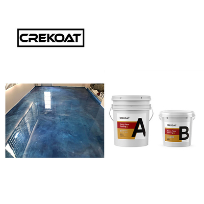 Vernice per pavimenti epossidica impermeabile cristallina 1 mm antiscivolo Rivestimento epossidico zero VOC