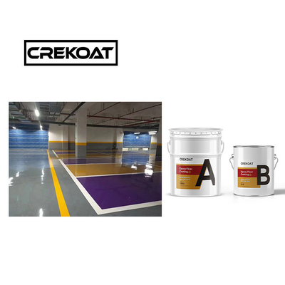 1 mm Rivestimento di pavimenti epossidici ad alta lucentezza Diligenza Vernice per pavimenti durevole Colori solidi