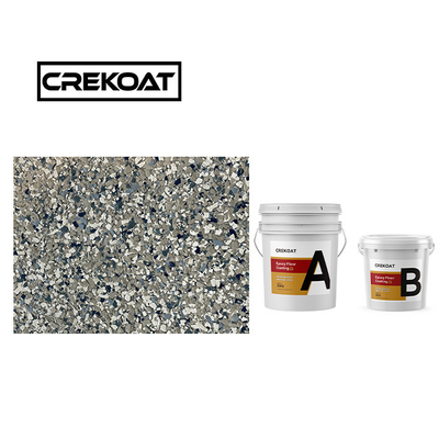Durezza Rivestimento esterno per pavimenti epossidici Adesione Polyaspartico Rivestimento UV stabile