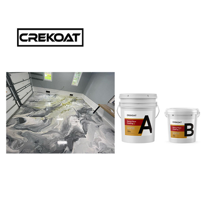 Ineguagliabile Countertop Metallico Epoxide Pavimento Rivestimento Zero VOC Senza saldatura Alta costruzione