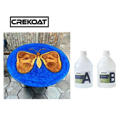 Epossiresina di legno Art Resin resistente UV cristallino dei ripiani del tavolo