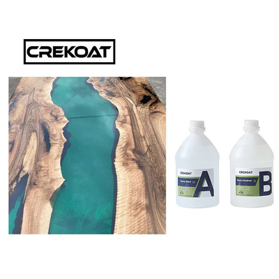 La bassa viscosità in profondità versa il fiume della colata dell'epossiresina presenta il graffio di legno resistente