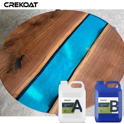 Profondi vetrosi del Super Clear versano l'epossiresina per le Tabelle Live Edge Workbenches del fiume