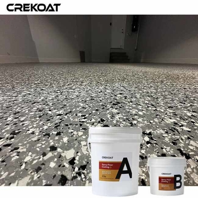 Rivestimento di pavimenti in epossidi a fiocco completo per il completamento rapido del progetto Finitura senza saldature