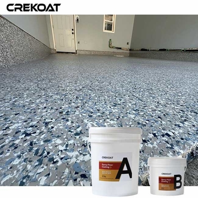 Alta resistenza alla compressione Rivestimento di pavimenti in fiocco Superficie con texture epossidiche per una migliore presa